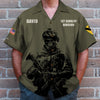 Veteran Hawaiian Shirt - Custom Military Branches - A Blank Check Payable, Soldier Front