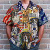 Personalized Firefighter Hawaiian Shirt Dog With Fire Equipment