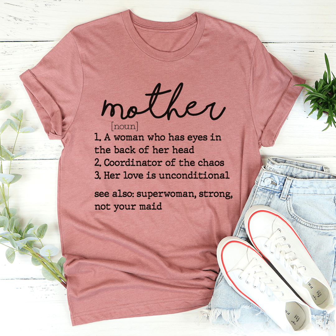 PresentsPrints, Mom Noun Happy Mother's Day, Mom T-shirt