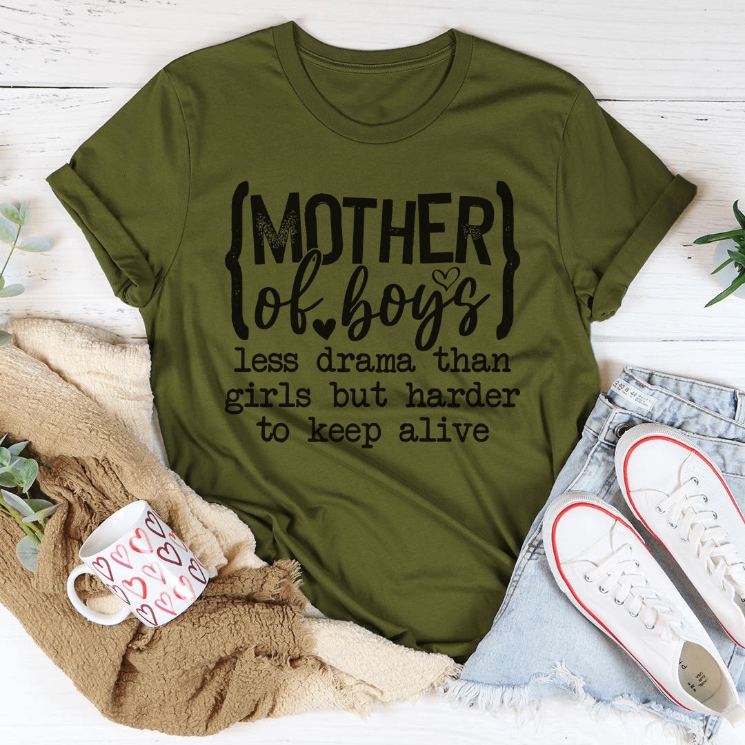 PresentsPrints, Mother Of Boys Happy Mother's Day, Mom T-shirt