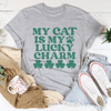 PresentsPrints, My Cat Is My Lucky Charm St Patrick&#39;s Day, Irish T-Shirt