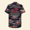 Personalized Hawaiian Shirt - Muscle Car Pattern - I Just Want To Drive My Car And Ignore All Of My Old Man Problem