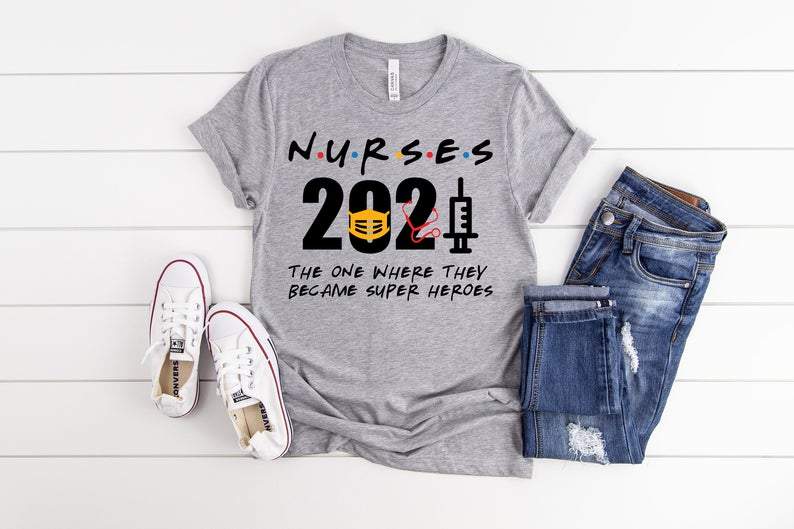 Nurses 2021 Gray T-Shirt