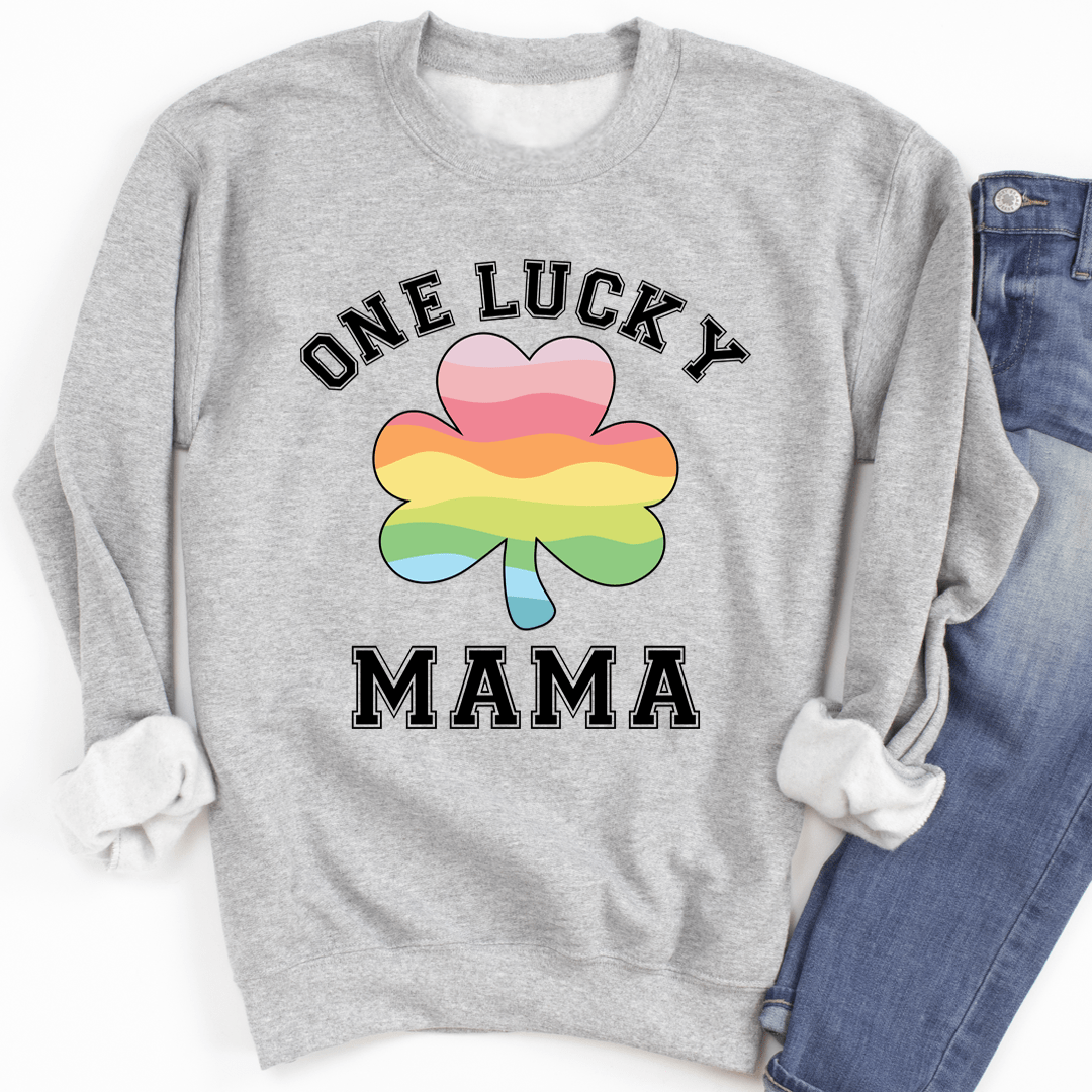 PresentsPrints, One Lucky Mama Sweatshirt