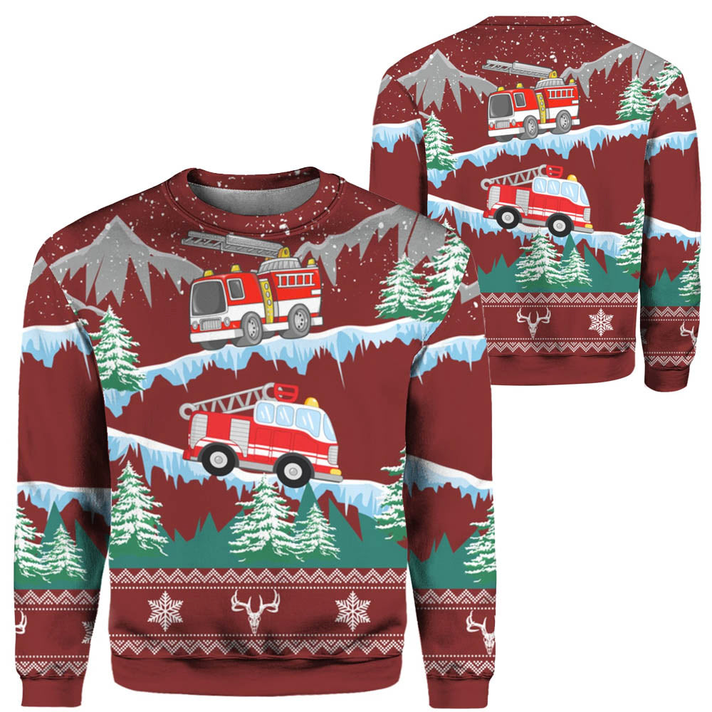 PresentsPrints, Fire Truck Sweatshirts Hoodies