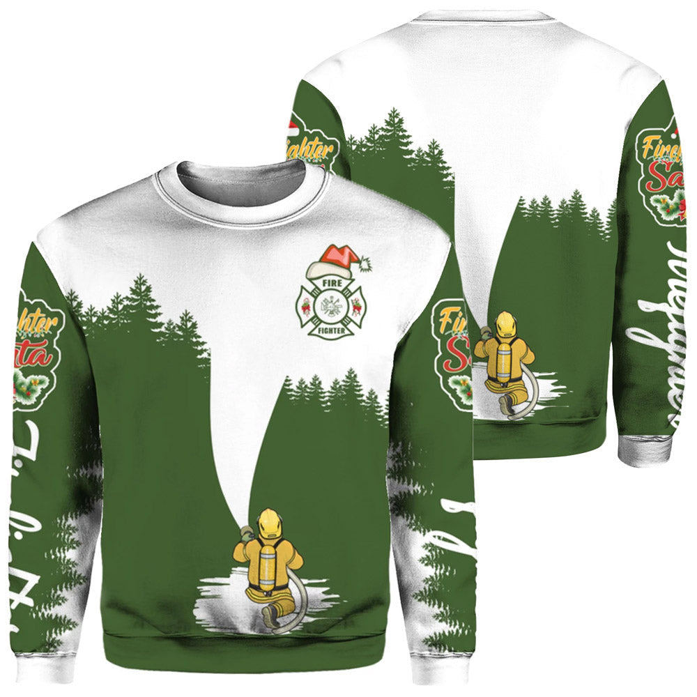 PresentsPrints, Firefighter Christmas 3D Sweatshirts Hoodies