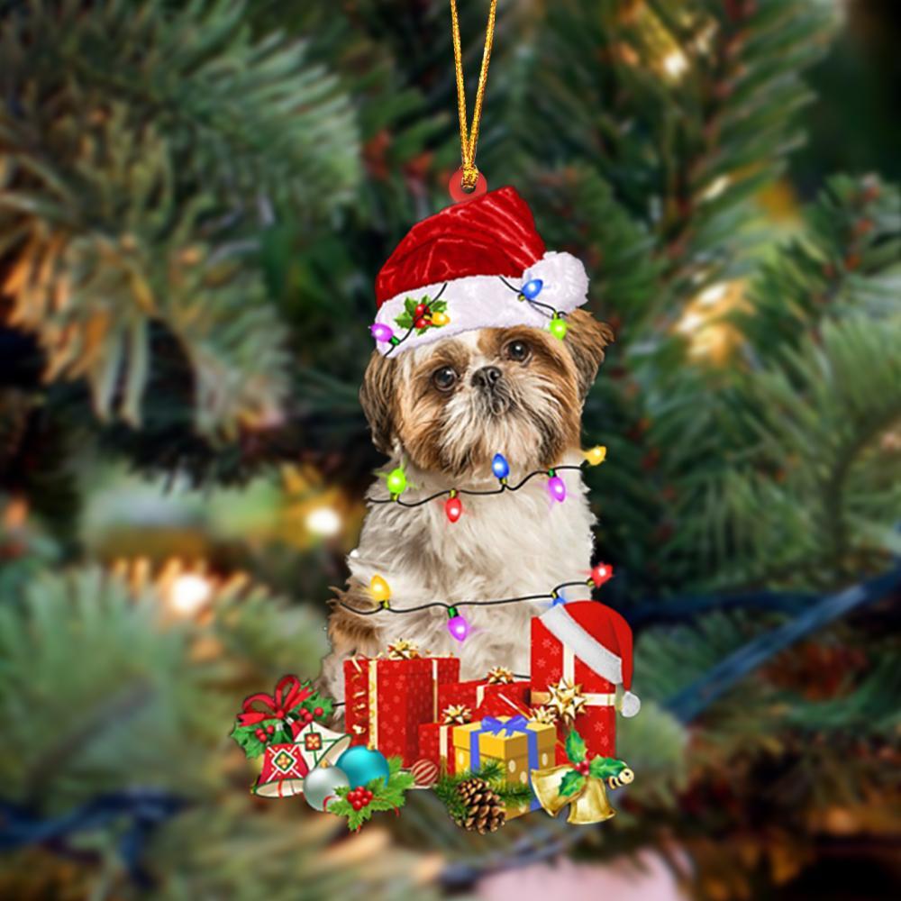 shih tzu-Dog Be Christmas Tree Hanging Ornament