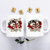 PresentsPrints, Skull couple Valentine, White Mug Custom, Personalized Valentine Gifts For Couple