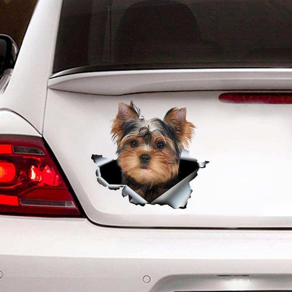 Funny Yorkshire Terrier Decals For Windows Cool Waterproof Stickers Gift Ideas For Mom